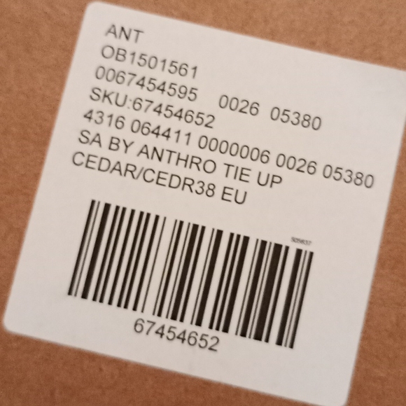 NWT Anthropologie Tie Up Thong Sandals in Cedar - Picture 5 of 8